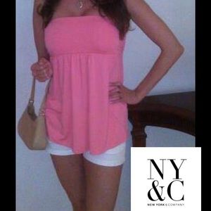 NY&Co Flowy, Teal Tube top